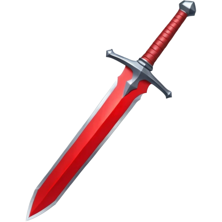 make a red sword mmo rpg class icon emoji