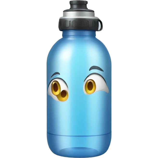 Water bottle apple emoji  emoji