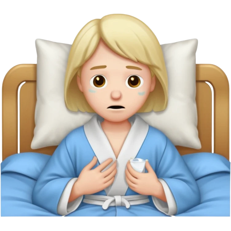 persona que se encuenta mal con gripe  emoji