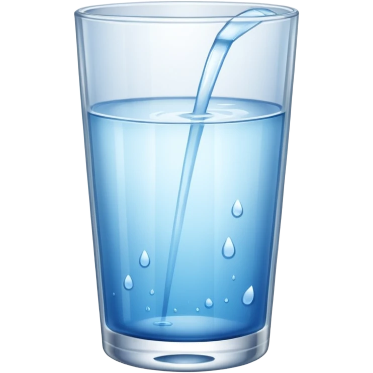 glass of water emoji