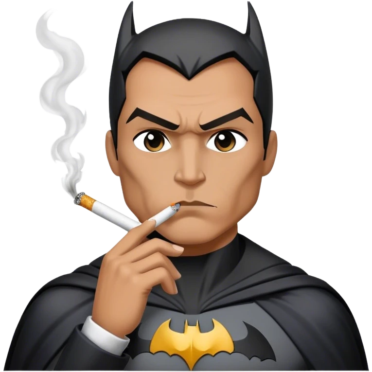 Batman smoking emoji