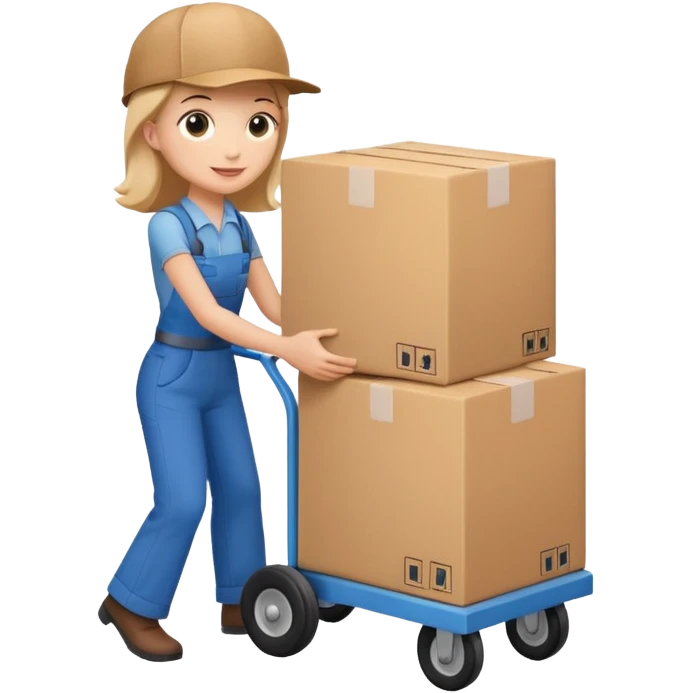 Box Carrier + dolly, Apartment Movers. emoji