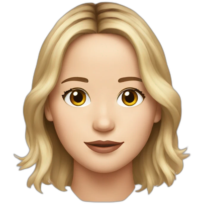 jennifer lawrence wearing tank top emoji