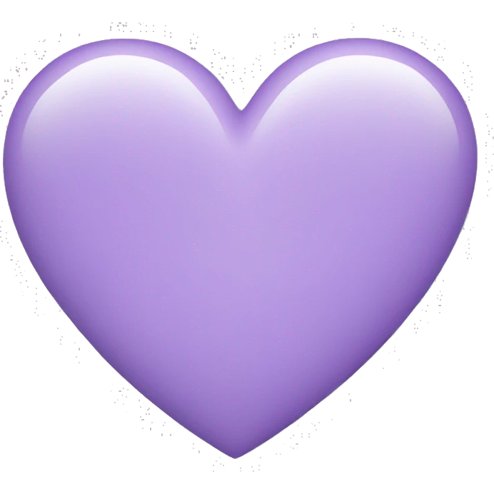 Light purple Heart emoji