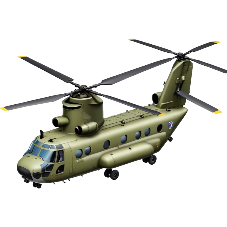 CH-47 Chinook Helicopter - boeing emoji