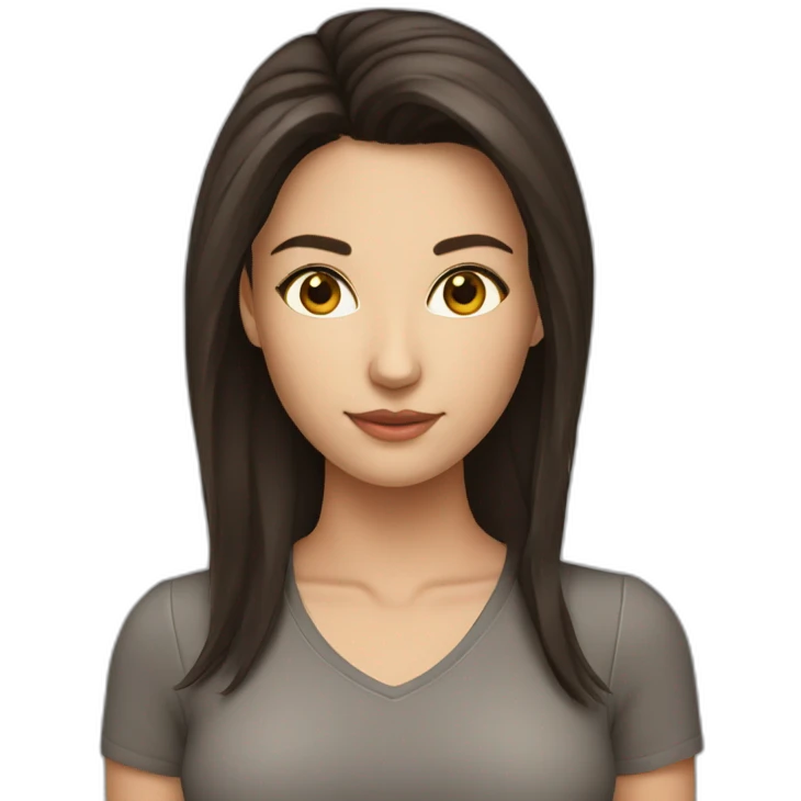 pretty-brunette-woman emoji
