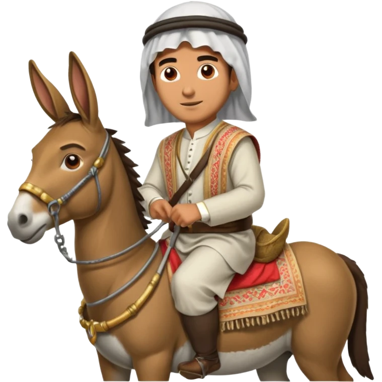 фото араб на осле а за ним сидит охранник emoji