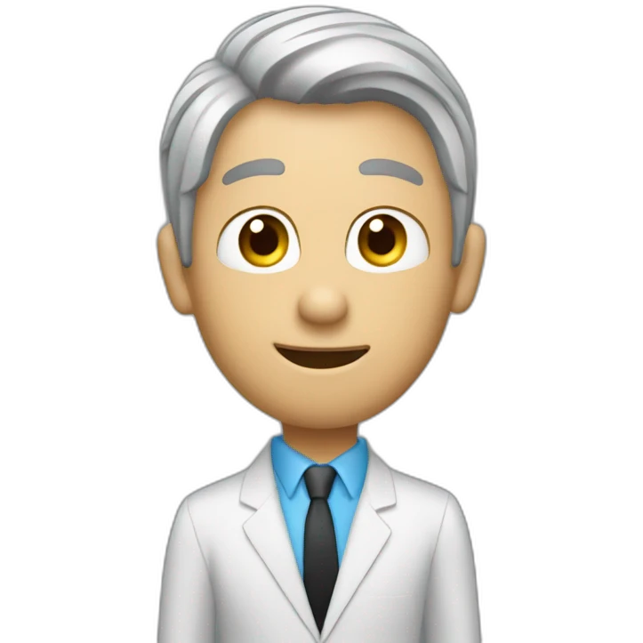 Un chico con un micrófono grabando un vídeo  emoji