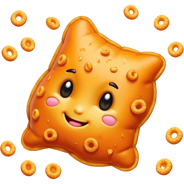 cheesy cheeto puffs emoji