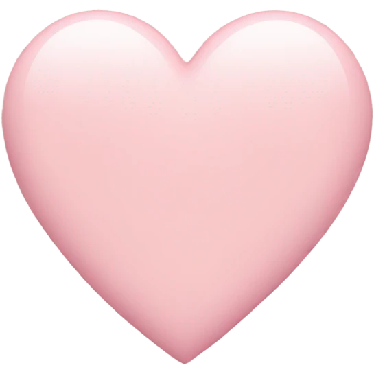 light pink heart  emoji