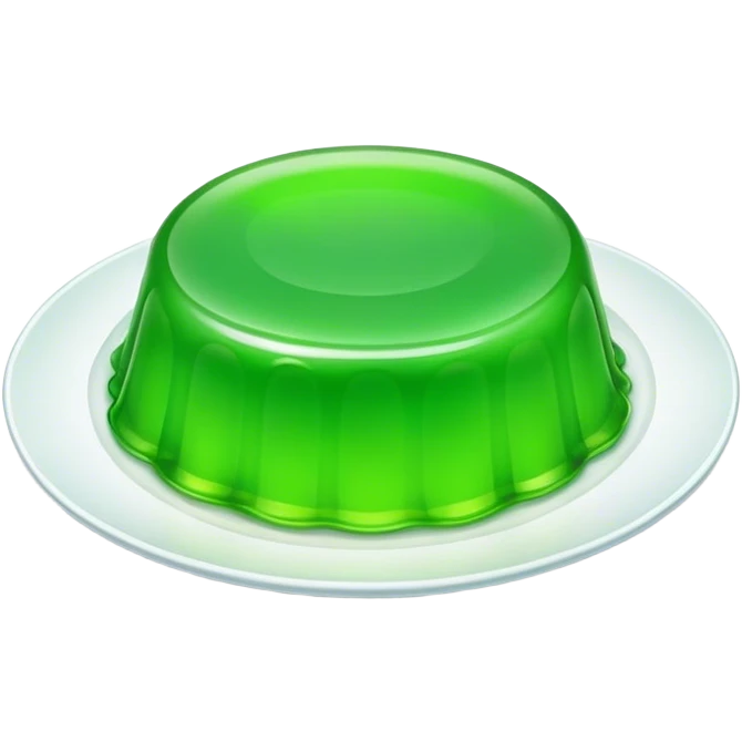 jello on a plate emoji