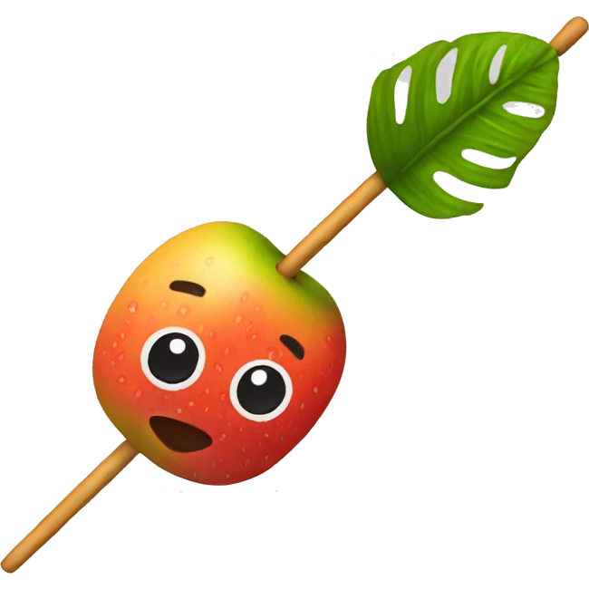 skewer fruit emoji