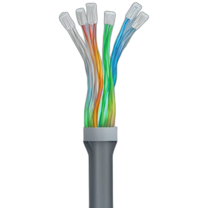 Fiber optic wire emoji