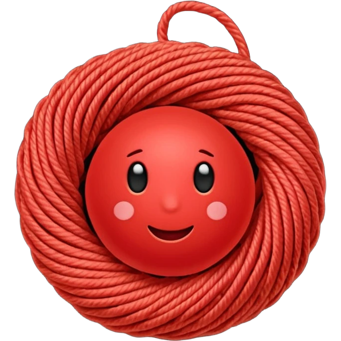 red ball of yarn emoji
