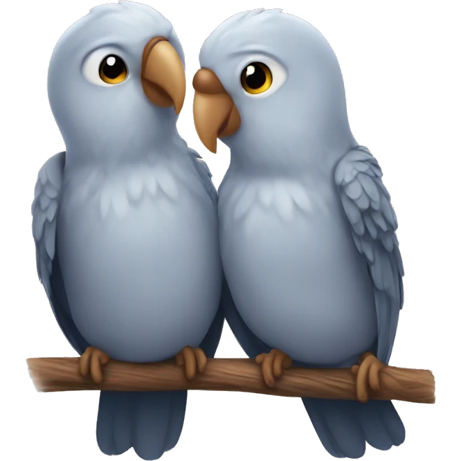 love birds emoji