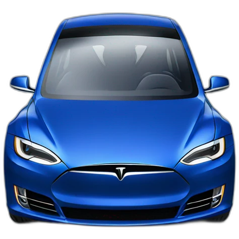 blue-tesla emoji