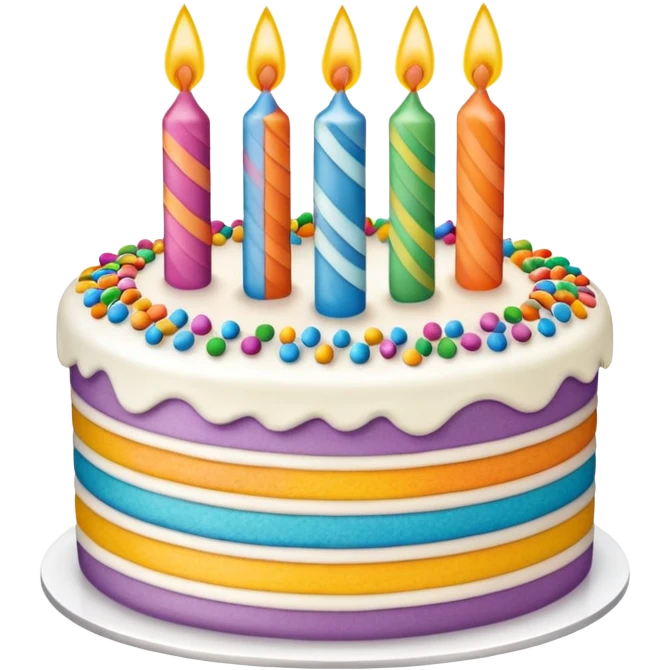 Birthday cake emoji