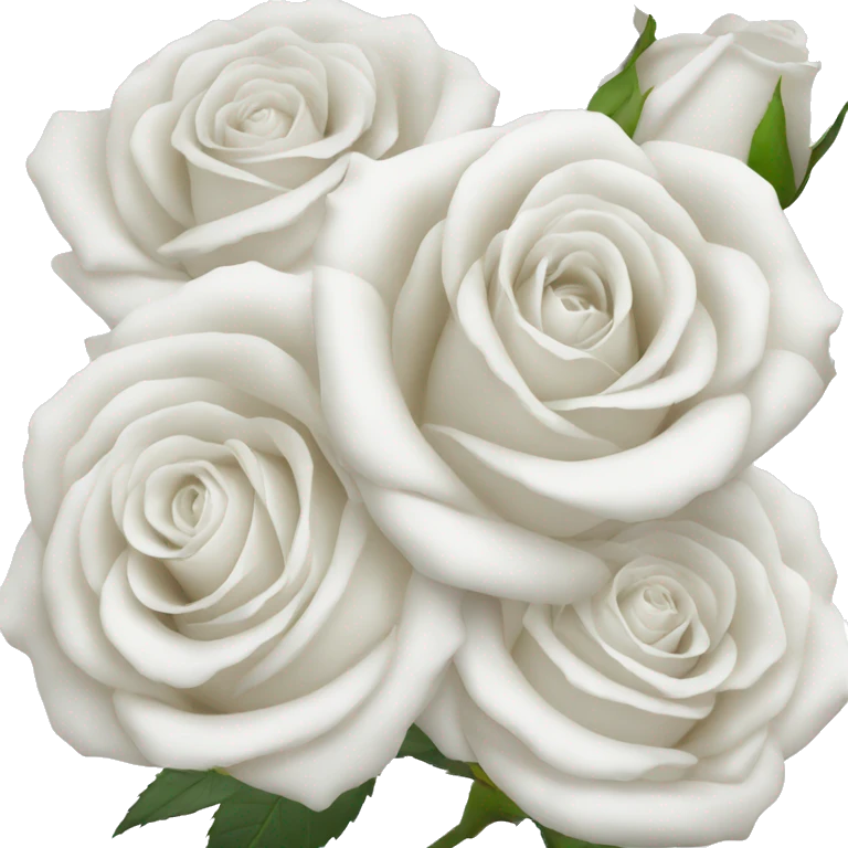 Roses white  emoji