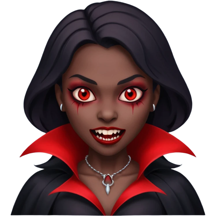 mulher escura vampira emoji