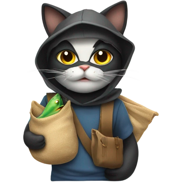 Cat thief  emoji