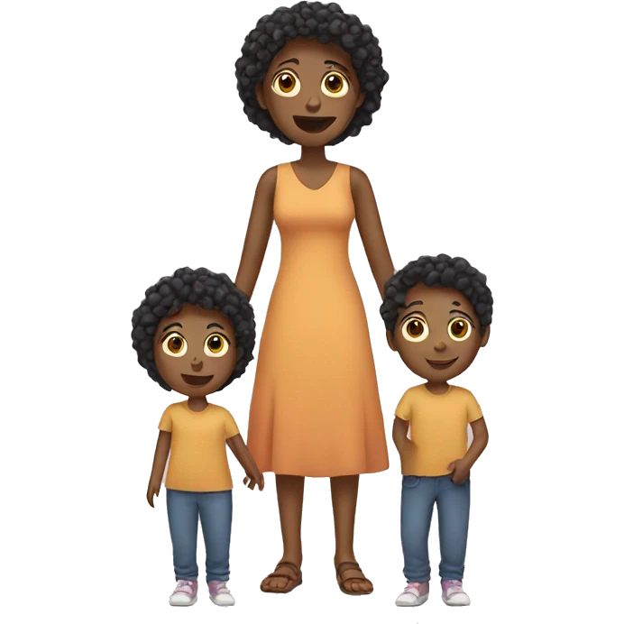 woman with 2 children emoji