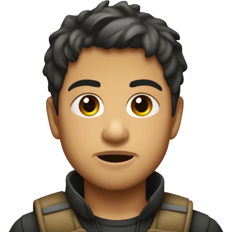 Niño rubio muy fuerte emoji