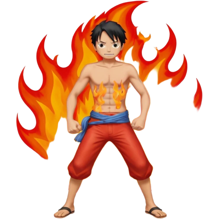 Ace from one piece fire emoji