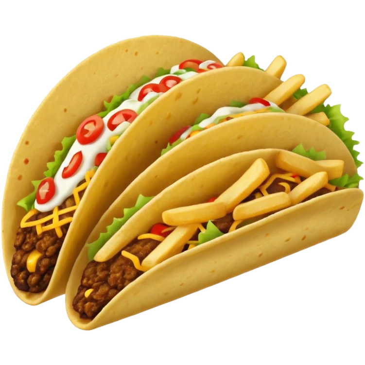 Tacos french emoji