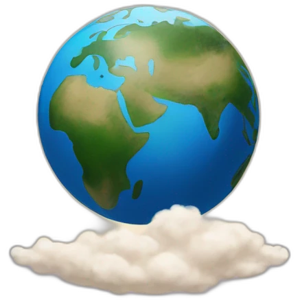 Earth with 20 written on it emoji