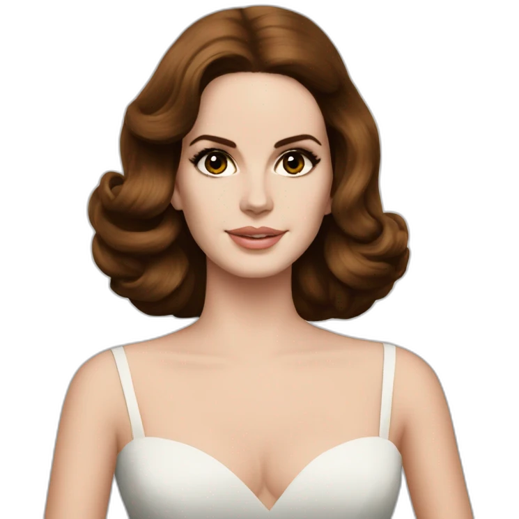 lana del rey at the grammy emoji
