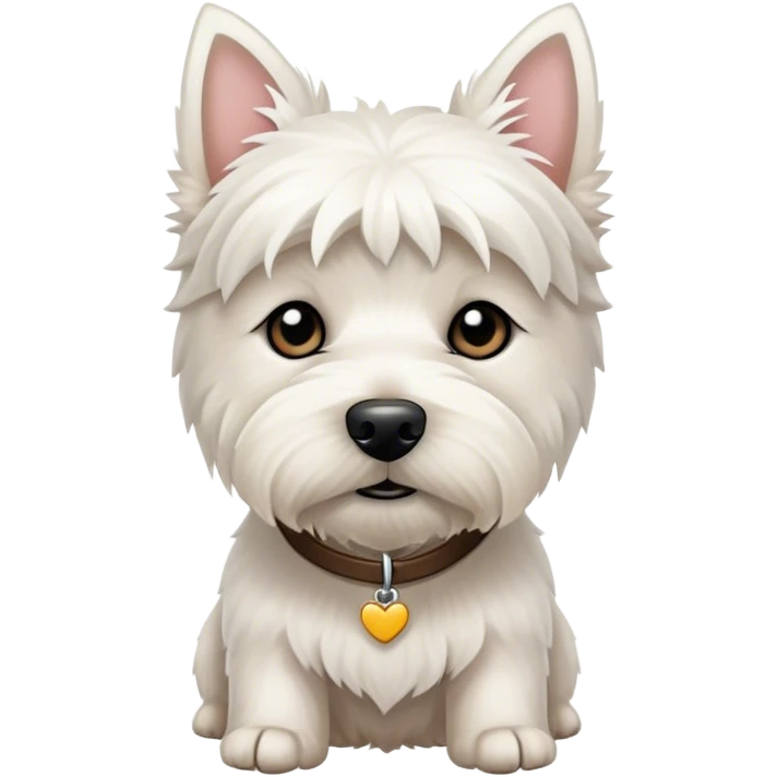 west highland terrier nauseous emoji