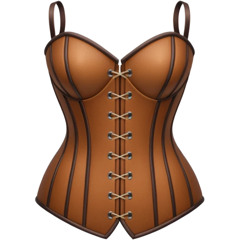 brown sexy corset emoji