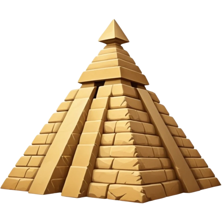 An Egyptian pyramid emoji