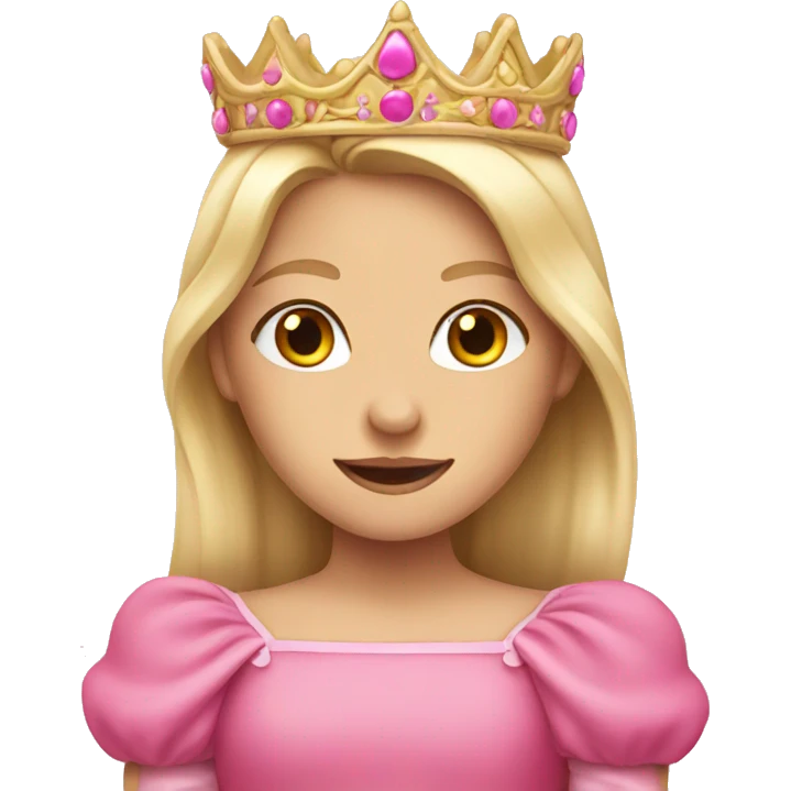 pink princess emoji