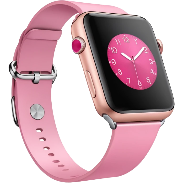 Pink Apple Watch  emoji