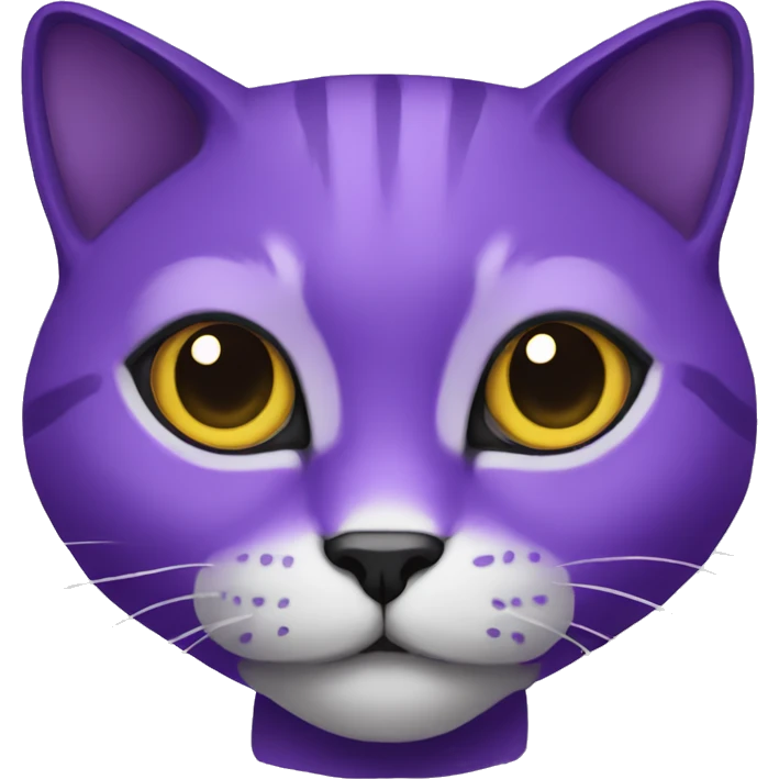 Gato morado  emoji