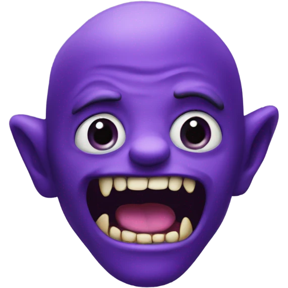 Purple people eater  emoji