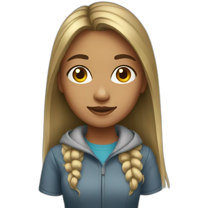 College girl emoji
