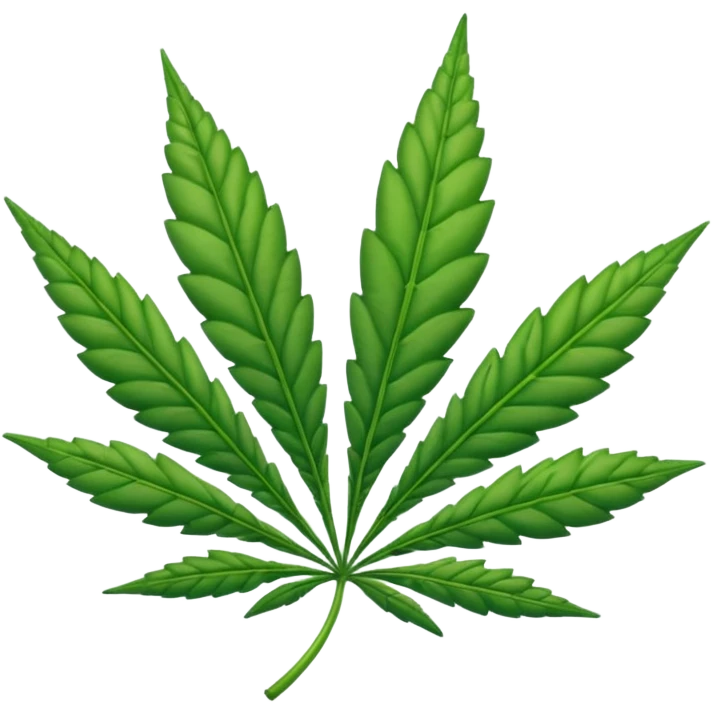 Weed leaf emoji