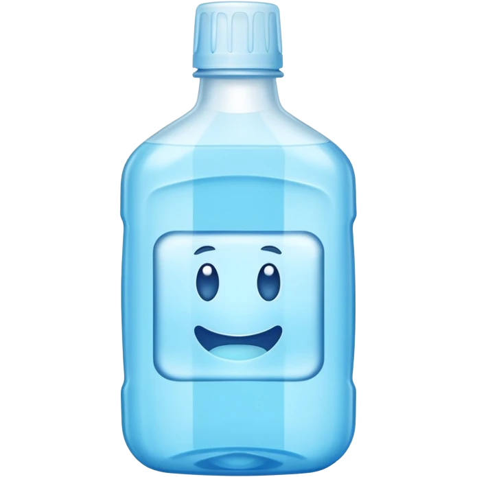 Mouthwash littering emoji