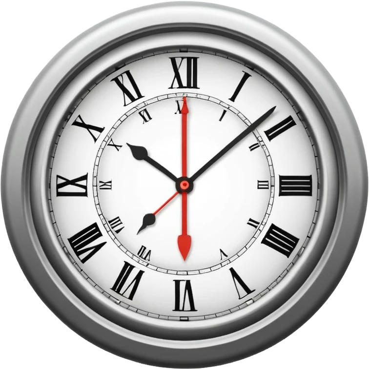analog clock emoji