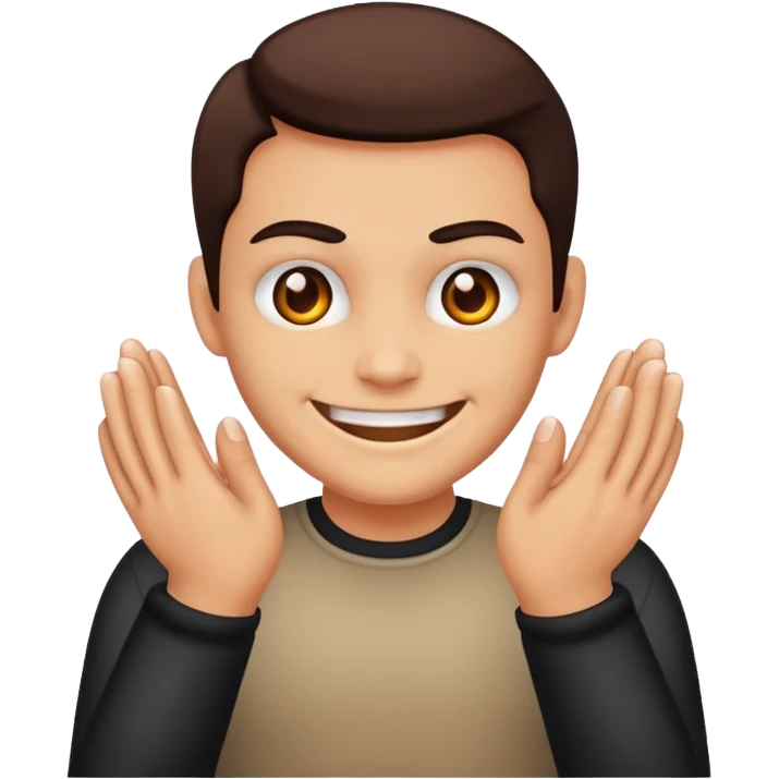 Evil smile rubbing hands together emoji