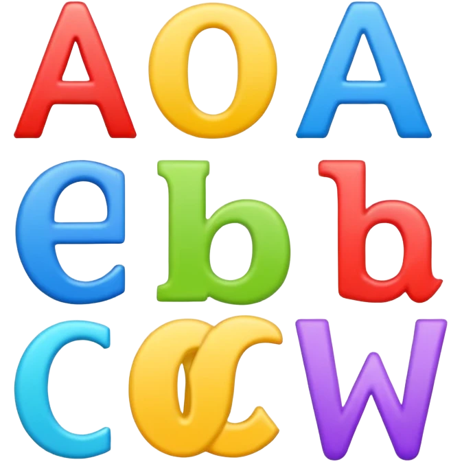 an alphabet flashcard emoji