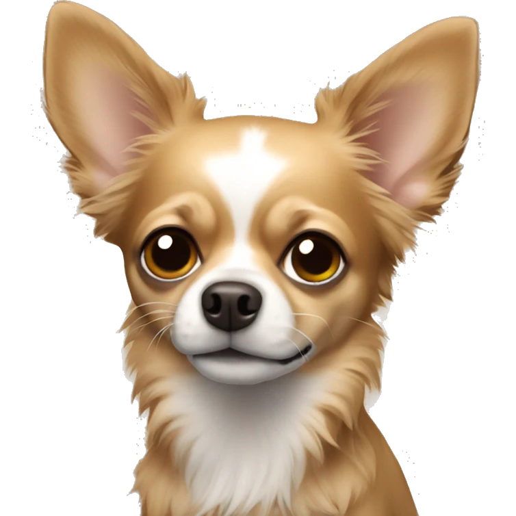 Chihuahua Brown shaggy emoji