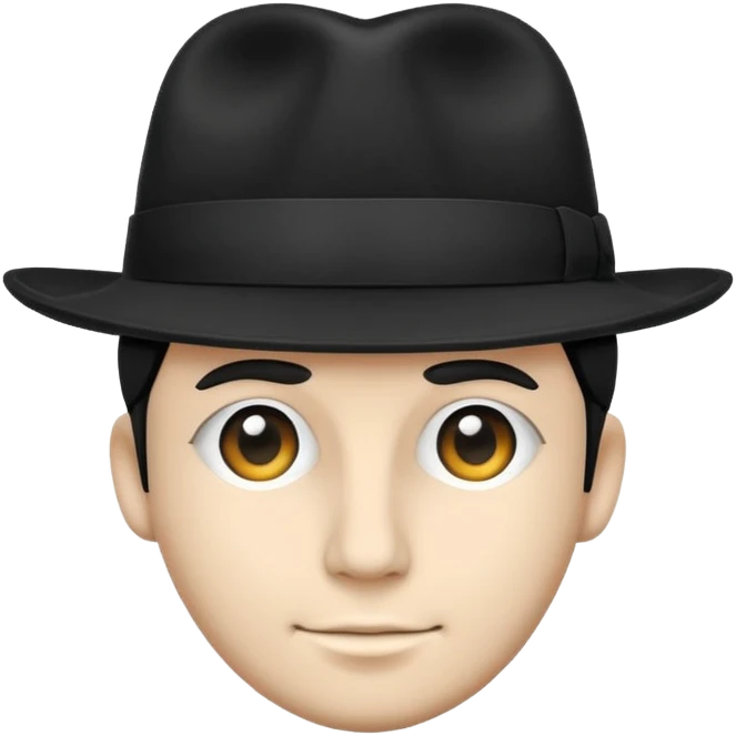 And a white stripe Black Fadora with no man or face or assecorys emoji