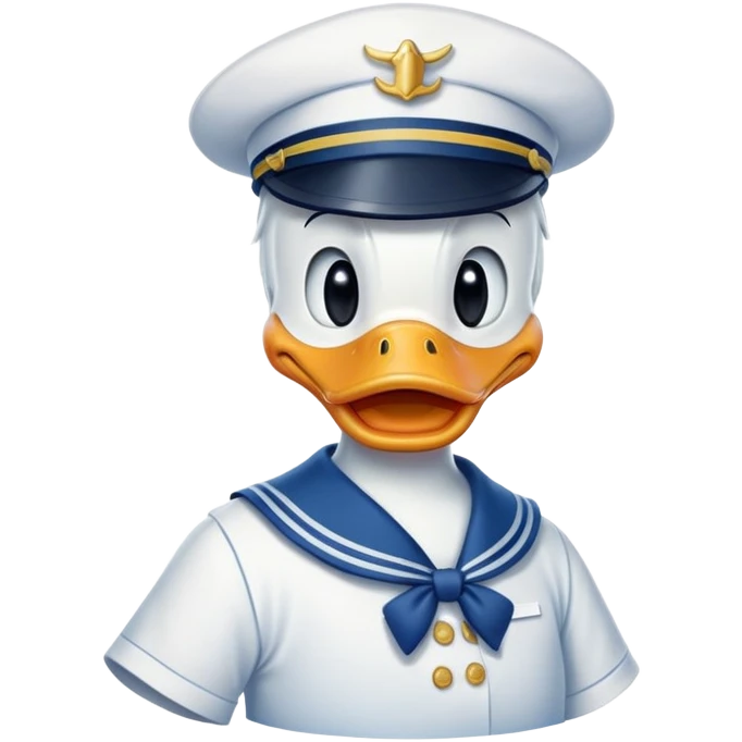 Donald Duck Disney style emoji