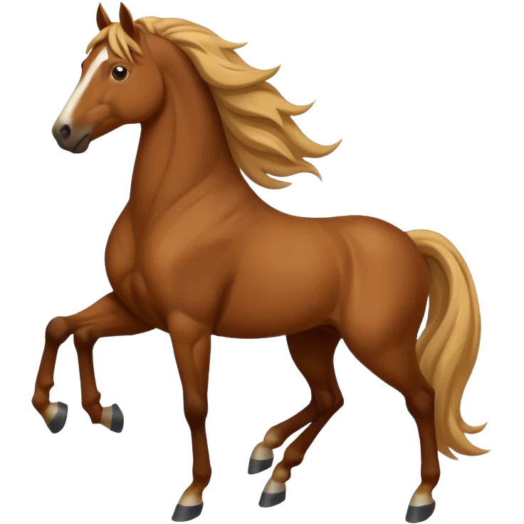 hnědý kůň emoji