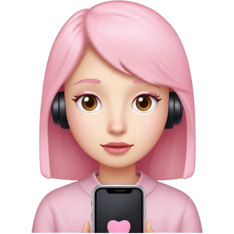 Light Pink facetime emoji
