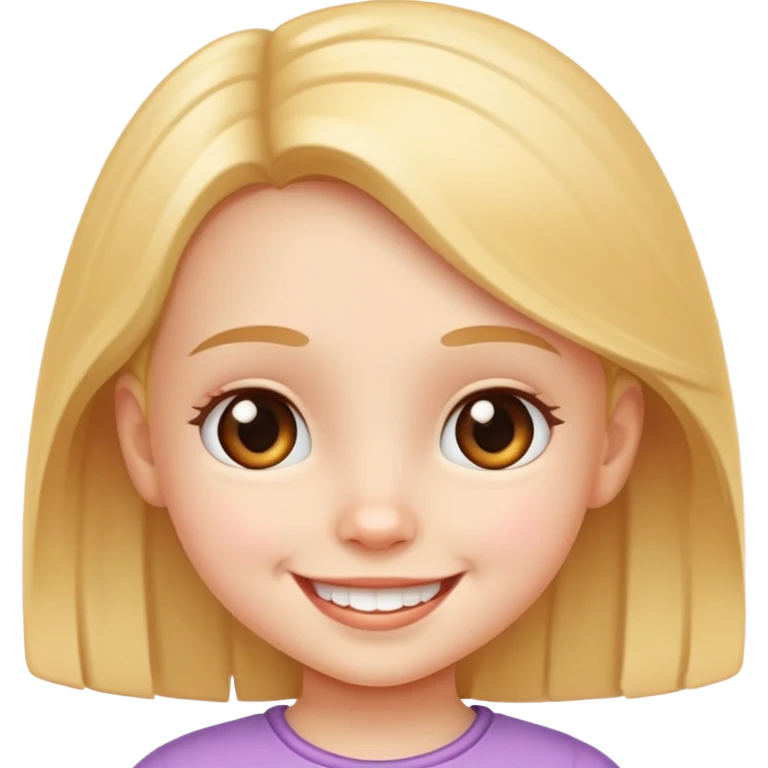 little girl fart emoji