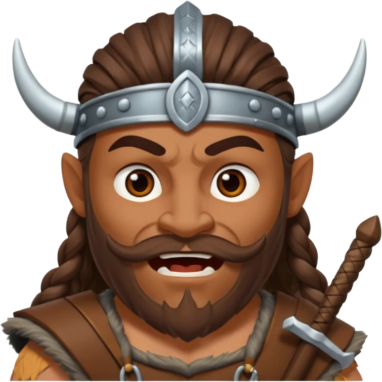excited Māori VIking emoji